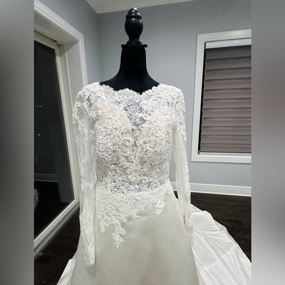 Pronovias Lionela St Patrick Wedding Dress - Off White - Picture 3 of 4